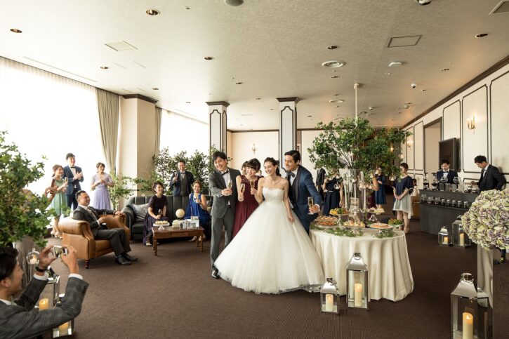 福島市　結婚式場　クーラクーリアンテ（旧サンパレス福島）ウエルカムパーティー