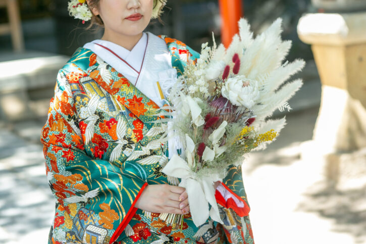 福島市　結婚式場　クーラクーリアンテ　サンパレス　神社　和婚